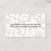 Spa producten Zouten en oliën Visitekaartje (Achterkant)