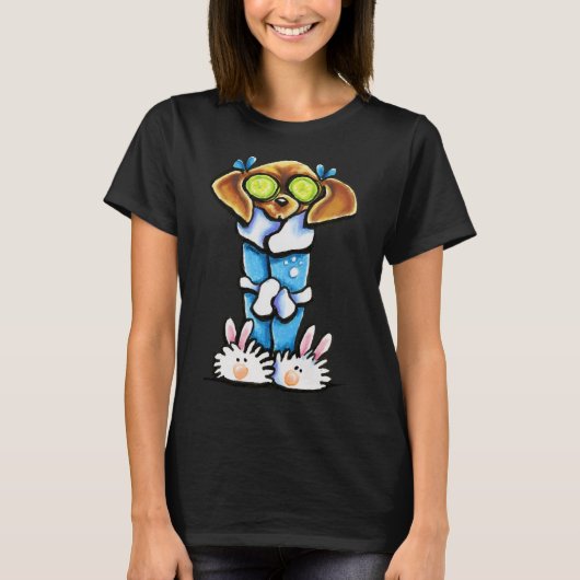 Spa Red Dachshund T-shirt (Voorkant)