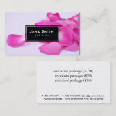 Spa retreat 2 visitekaartje (Voorkant / Achterkant)