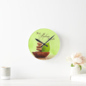 Spa Retreat Wall Clock Ronde Klok (Huis)
