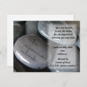 spa rocks party nodigt uit kaart (Voorkant / Achterkant)