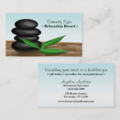 Spa Rocks - Visitekaartjes voor spa en relaxatie (Voorkant / Achterkant)