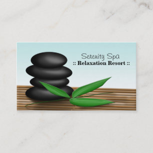 Spa Rocks - Visitekaartjes voor spa en relaxatie
