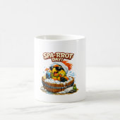 Spa-rrrot Day Funny Parrot Spa Relax Design Koffiemok (Center)