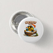 Spa-rrrot Day Funny Parrot Spa Relax Design Ronde Button 3,2 Cm (Voorkant /achterkant)