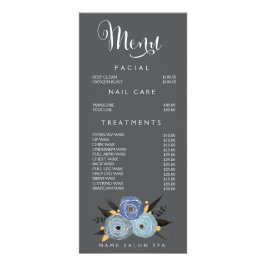 Spa Salon Beautician Menu Designer Prijslijst
