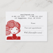 Spa Salon Fantasy Classic Designer Afsprakenkaartje (Achterkant)