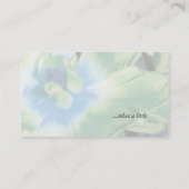 Spa - Salon Green Flower 1 Visitekaartje (Achterkant)