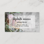 Spa Salon Massage Therapy Script Visitekaartje (Voorkant)