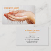 Spa salon, spa visitekaartje (Voorkant / Achterkant)