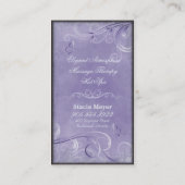 Spa Salon Visitekaartje  Swirls Butterfly (Achterkant)