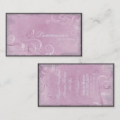 Spa Salon Visitekaartje  Swirls Butterfly (Voorkant / Achterkant)