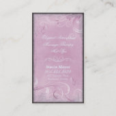 Spa Salon Visitekaartje  Swirls Butterfly (Achterkant)