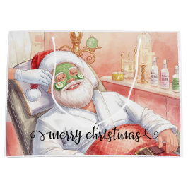 Spa Santa Claus Merry Christmas  Groot Cadeauzakje