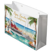 Spa Santa in LA – Merry Christmas Groot Cadeauzakje (Voorkant Gekanteld)