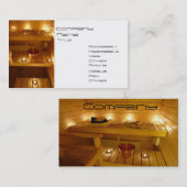 SPA, Sauna Visitekaartje (Voorkant / Achterkant)