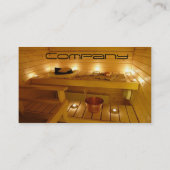 SPA, Sauna Visitekaartje (Achterkant)