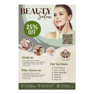 Spa, Schoonheidssalon - Glanzend Poster