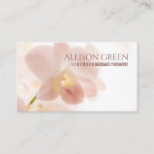 SPA Schoonheidssalon Massage Therapeut Bloemenwink Visitekaartje (Voorkant)