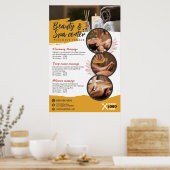 Spa, Schoonheidssalon, Wellnesscentrum Poster (Keuken)