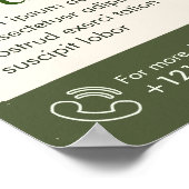 Spa, Schoonheidssalon - Zakelijke Poster (Hoek)