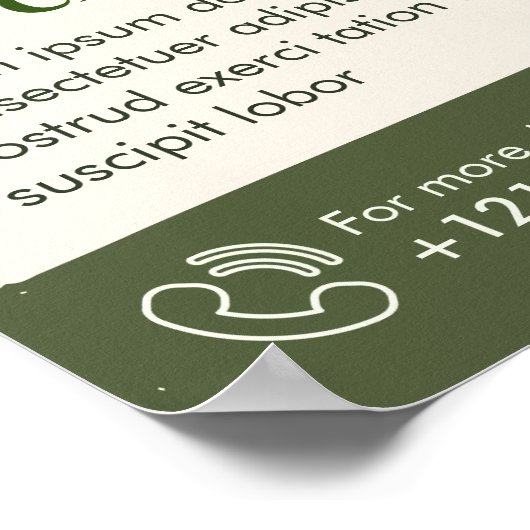 Spa, Schoonheidssalon - Zakelijke Poster (Hoek)