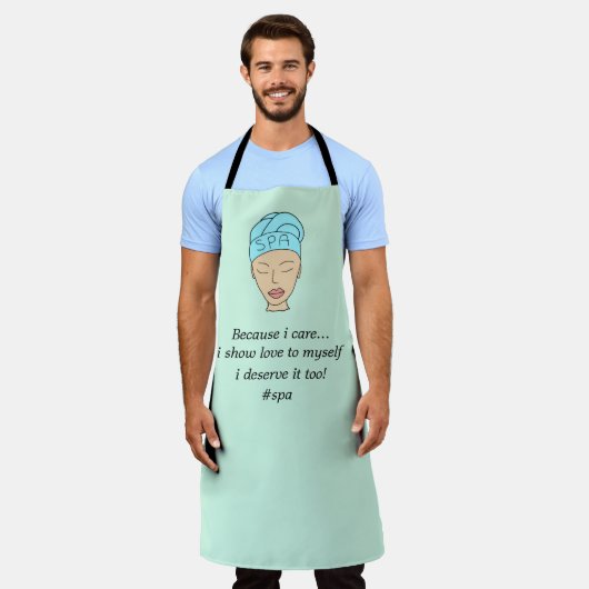 spa schort (Gedragen)