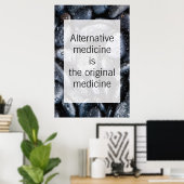 Spa Serenity Alternatieve Geneeskunde Kunst Poster (Thuiskantoor)