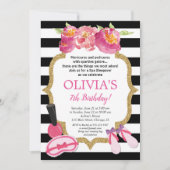 Spa Sleepover Birthday party Kaart (Voorkant)