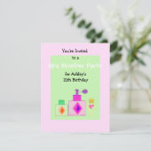 Spa Slumber Party for Girls Kaart (Staand voorkant)