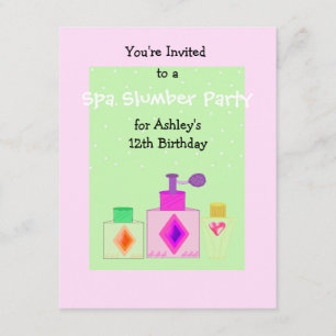 Spa Slumber Party for Girls Kaart
