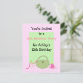 Spa Slumber Party for Girls Kaart (Staand voorkant)