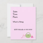 Spa Slumber Party for Girls Kaart (Achterkant)