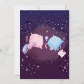 Spa Slumber Party Uitnodiging voor verjaardagsfees (Achterkant)