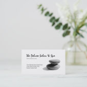 Spa Stones Afsprakenkaartje (Staand voorkant)