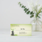 Spa store business cards visitekaartje (Staand voorkant)
