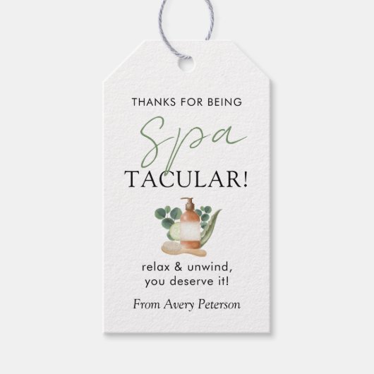 Spa-Tactulair Onderwijs Waardering Spa Cadeaulabel (Voorkant)