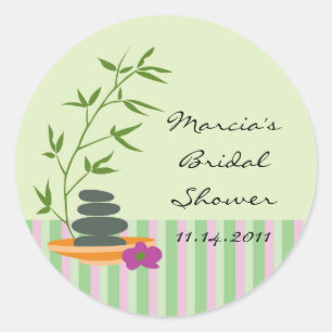 Spa Thema Favor Sticker