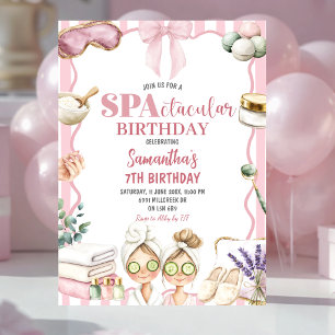 Spa Thema Spactacular Feest Verjaardag Kaart