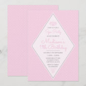 Spa thema verjaardagsuitnodiging kaart (Voorkant / Achterkant)