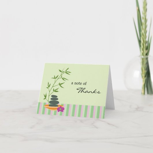 Spa Theme Bedankt (Voorkant)