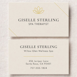 Spa Therapeut Visitekaartje