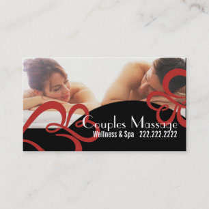 Spa therapeutische massagesalon voor koppels Welln Visitekaartje