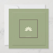 Spa Therapy Invitation Kaart (Achterkant)