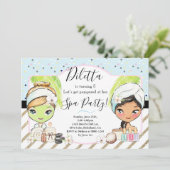 SPA Uitnodiging voor verjaardagsfeestje (Staand voorkant)