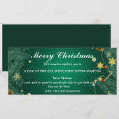 Spa-uitstap Kerstcadeaubon (Voorkant / Achterkant)