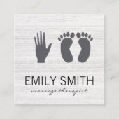 Spa-uitstap | Massage (afspraakkaart) Afsprakenkaartje (Voorkant)