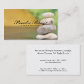 Spa-uitstapje | Zen Visitekaartje (Voorkant / Achterkant)