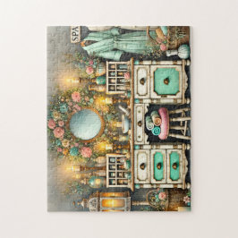 Spa Vanity Shabby Chic Wellness Cabinet Legpuzzel