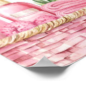 Spa-verfrissingsfeestbord Poster (Hoek)